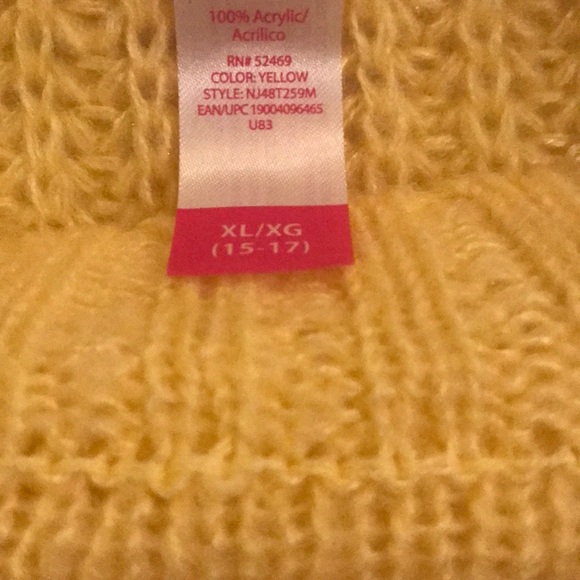 Cable knit sweater new Big bird shade of yellow - Picture 3 of 3